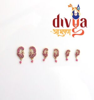 Ruby Mayur Kundal (माणिक मयूर कुंडल)