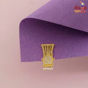 White Swarovski Sehra (S) (स्वारोवस्की सेहरा)