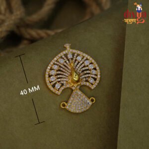 Mayur Swarovski Mukut