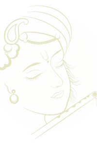 shri-krishna-ji-decent-line-art-free-vector